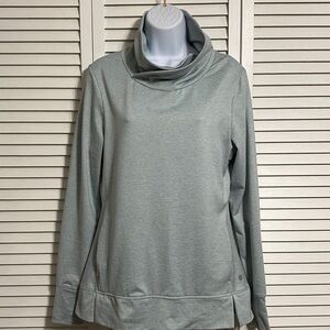 Apana Cowl Neck Pink Workout Top